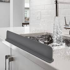 kitchen sink water splash guard sillcone